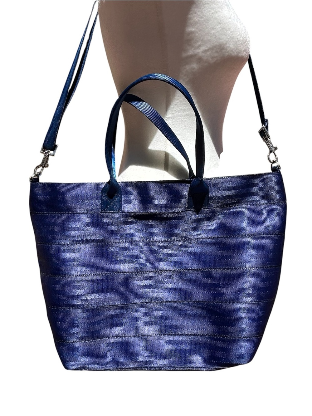 Harvey's Seatbelt Bag Tote Indigo Blue Large
